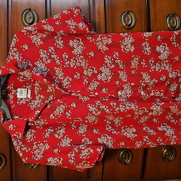 Zara Sl Xl Button Up Ec - Picture 1 of 3